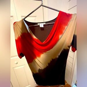 Blouse - 3 colors (brown, red & beige)